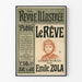 Plakat Vintage La Revue Illustrée - Marzenie Émile'a Zoli
