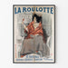 Plakat vintage La Roulotte Montmartre - Artystyczna dekoracja ścienna