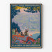 Plakat vintage La Route des Alpes - Retro dekoracja ścienna górska