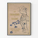 Plakat vintage "Tragedia Salome" - Teatr Narodowy Opery 1919