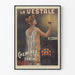 Plakat vintage La Vestale - Kominek z ciągłym ogniem Viville Paris