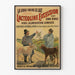 Vintage plakat Lactéoline Excelsior - Reklama mąki mleka zwierzęcego