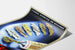Plakat vintage z dermatologicznym lekiem Laccodermes
