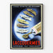 Plakat vintage z dermatologicznym lekiem Laccodermes