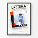 Plakat vintage Lactoma mleko magnezu dekoracja ścienna