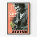 Plakat vintage mleczanu wapnia Zizine - dekoracja ścienna retro