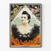 Plakat vintage La Lance portret eleganckiej kobiety