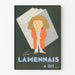 Dekoracyjny plakat vintage Lamennais à dit