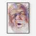 Plakat Landfall Press 1970-1980 - Kolorowy i wyrazisty portret