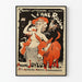 Plakat vintage Kabaret Literacki L'Âne Rouge