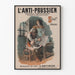 Plakat vintage L'Anti-Pruski Dziennik Patriotyczny – Retro dekoracja ścienna