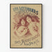Plakat vintage Las Hermanas Martínez dekoracja ścienna