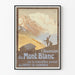Plakat Vintage Wspinaczka na Mont-Blanc przez Crémaillère