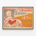 Plakat Salon des Beaux-Arts 1896 w Liège — oprawiony obraz na ścianie