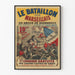 Plakat Bataillon Marseillaisów - Miłość Barbaroux przez Louisa Noir