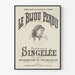 Plakat vintage Le Bijou Perdu - Opera A. Adama z Mademoiselle Singelée