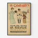 Plakat Vintage Le Carillon - La Revue et les Charlotins