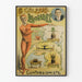 Plakat vintage Le Célèbre Leonaly Kontorsjonista