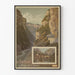 Plakat vintage Przełomy rzeki Bourne - Le Dauphiné