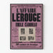 Plakat vintage L'Affaire Le Rouge autorstwa Émile Gaboriau
