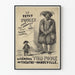 Plakat vintage Le Général Tom Pouce w Teatrze Vaudeville
