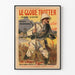 Plakat vintage Le Globe Trotter - Podróże i Przygody
