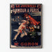 Plakat vintage Le Journal - Miłość w Paryżu autorstwa M. Goron