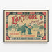 Plakat vintage Le Laktinol - Lakierowana farba do wnętrz i na zewnątrz — oprawiony obraz na ścianie