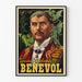 Plakat vintage Legendarnego Profesora Benevola dekoracyjny