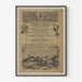 Historyczny plakat Przeszłość Prus 1918