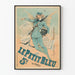 Plakat vintage Le Petit Bleu de Paris - Retro dekoracja ścienna