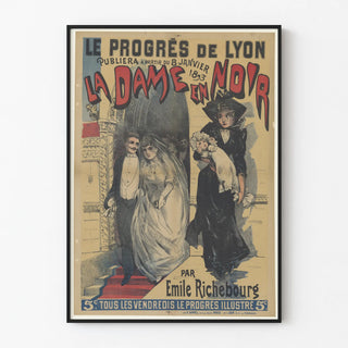le-progres-de-lyon-publiera-a-partir-du-8-janvier-1893-la-dame-en-noir-par-emile-richebourg