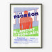 Plakat vintage Le Psoréon - Retro dekoracja ścienna medyczna