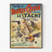 Plakat vintage Le Yacht - Dekoracja ścienna w stylu cyrkowym