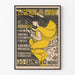Plakat Vintage Legendy Renu - Ilustracja w stylu secesji