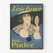 Plakat vintage Leichners Fett & Puder - Dekoracja ścienna retro
