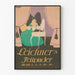 Plakat vintage Leichners Fett & Puder - Dekoracja ścienna retro