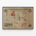 Plakat vintage - Imperium Brytyjskie w Wojnie, 1916 — oprawiony obraz na ścianie
