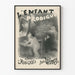 Plakat vintage L'Enfant Prodigue - Pantomima w 3 aktach Michela Carré Fils