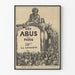 Plakat vintage Les Abus de Paris dekoracja ścienna