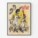 Plakat vintage Les Duffaut z postaciami w kostiumach