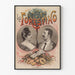 Plakat vintage Les Forestino Duo de Chanteurs dekoracja ścienna