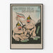 Plakat vintage Bohaterowie Belgii 1914 historyczna dekoracja ścienna