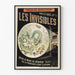 Plakat vintage Les Invisibles - Dekoracja ścienna spektakl teatralny