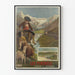 Plakat vintage Les Pyrénées Cirque de Gavarnie Dekoracja ścienna