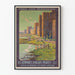 Plakat vintage Les Remparts d'Aigues-Mortes XIII wiek