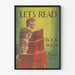 Plakat vintage dekoracja ścienna Tydzień Czytaj Książkę