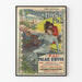 Plakat vintage Zima w Pau - Pałac Zimy i spektakle