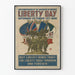Plakat Vintage Liberty Day 1918 - Plakat dekoracji ściennej patriotycznej
