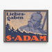 Plakat vintage Liebesgaben S. Adam do dekoracji ściennej — oprawiony obraz na ścianie